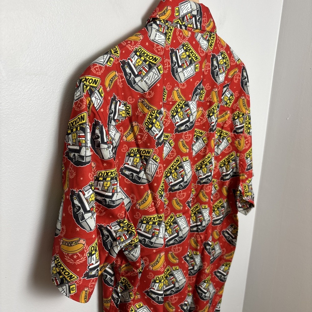 Dixxon Men's XL 'Sausage Fest' Party Blend Shirt Short Sleeve Button-Up NEW - Picture 11 of 13